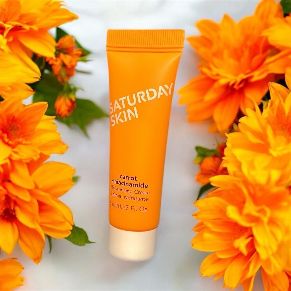 Saturday Skin Carrot + Niacinamide Face Moisturizer Travel Size